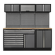 Superline PRO® Storage System with Pressed Wood Worktop 2.04m