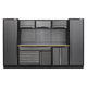 Superline PRO® Storage System with Pressed Wood Worktop 3.24m