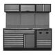 Superline PRO® Modular Storage System Combo with Stainless Steel Worktop