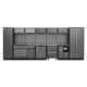 Superline PRO® Storage System with Stainless Worktop 4.92m