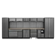 Superline PRO® Storage System with Pressed Wood Worktop 4.92m