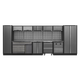 Superline PRO® Storage System with Stainless Steel Worktop 4.92m