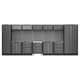 Superline PRO® Storage System with Stainless Worktop 4.92m