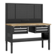 Superline PRO® Modular Workbench with 4 Drawers Wooden Worktop 1525mm