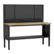 Superline PRO® Modular Adjustable-Height Workbench with Pegboard Back Panel & Wooden Worktop 1830mm