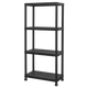 Plastic Racking Unit with 4 Shelves 25kg Capacity Per Level