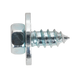 Zinc Plated Acme Screw with Washer M12