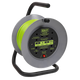 15m Cable Reel with Thermal Trip 4 x 230V - Hi-Vis Green