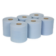 2-Ply Embossed Blue Paper Roll 150m Pack of 6