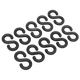 Plastic Chain S-Hook Pack of 10