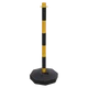 Post with Base Black Yellow