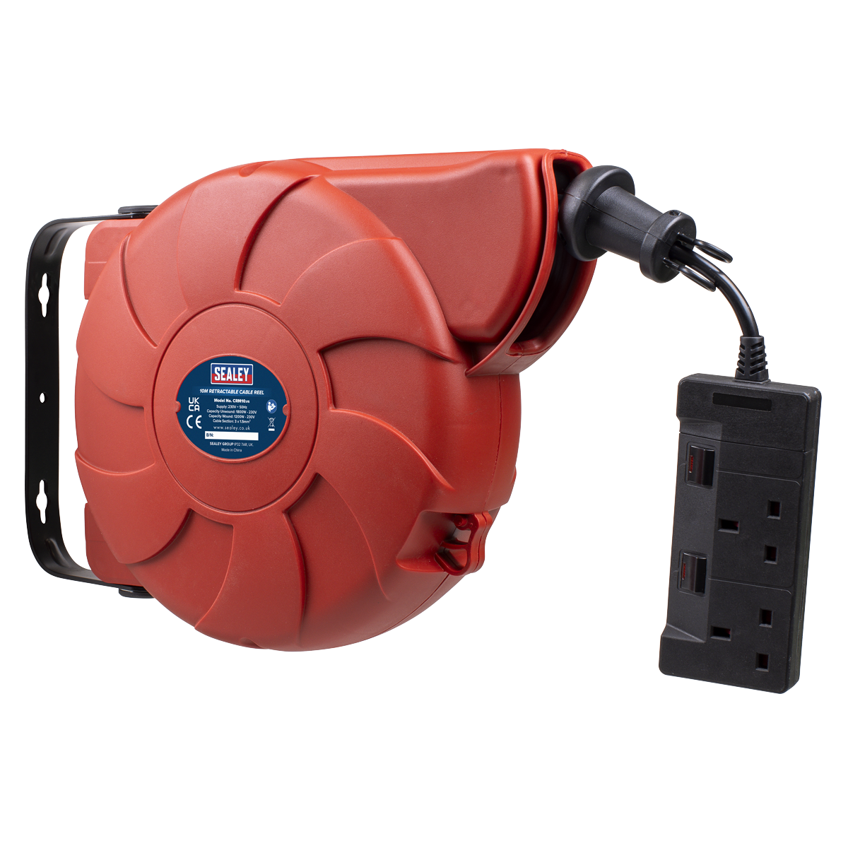 CableReelSystemRetractable10m2x230VCRM10