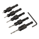 Countersink Drill Bit Set 5pc