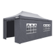 Pop-Up Gazebo 3x6m Grey
