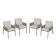 Dellonda Dining Chairs Set 4pc