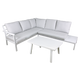 Dellonda Aluminium Corner Sofa 3pc