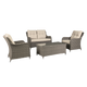 Dellonda Rattan Lounge Set 4pc