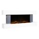 Baridi Wall Electric Fireplace 52 Inch Grey