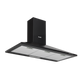 Baridi Cooker Hood 90cm Black Chimney