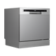 Baridi Tabletop Dishwasher 8 Place Silver