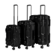 Dellonda ABS Luggage Set 3pc Black