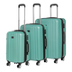 Dellonda ABS Luggage Set Teal