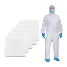 SUNWAY Disposable Coverall - White, XXL Size
