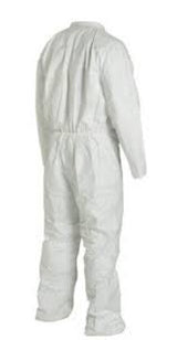 SUNWAY Disposable Coverall - White, XXL Size