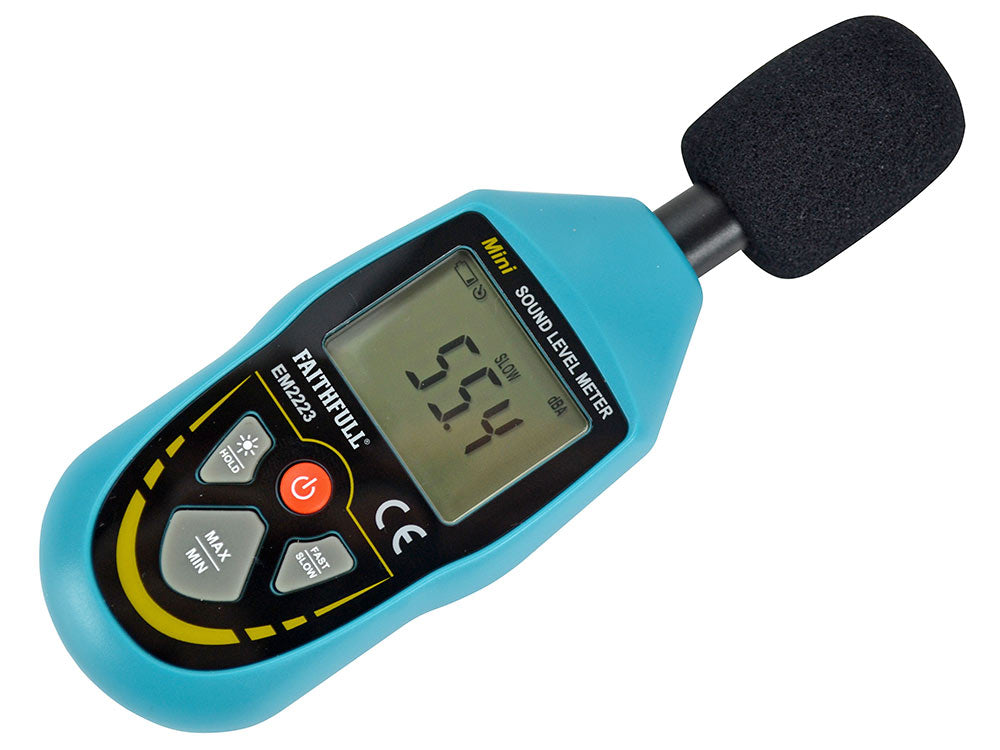 Digital Sound Level Meter | 4-Digit LCD with Backlight