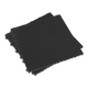 Polypropylene Floor Tile Black Treadplate Pack of 9 [FT3B]
