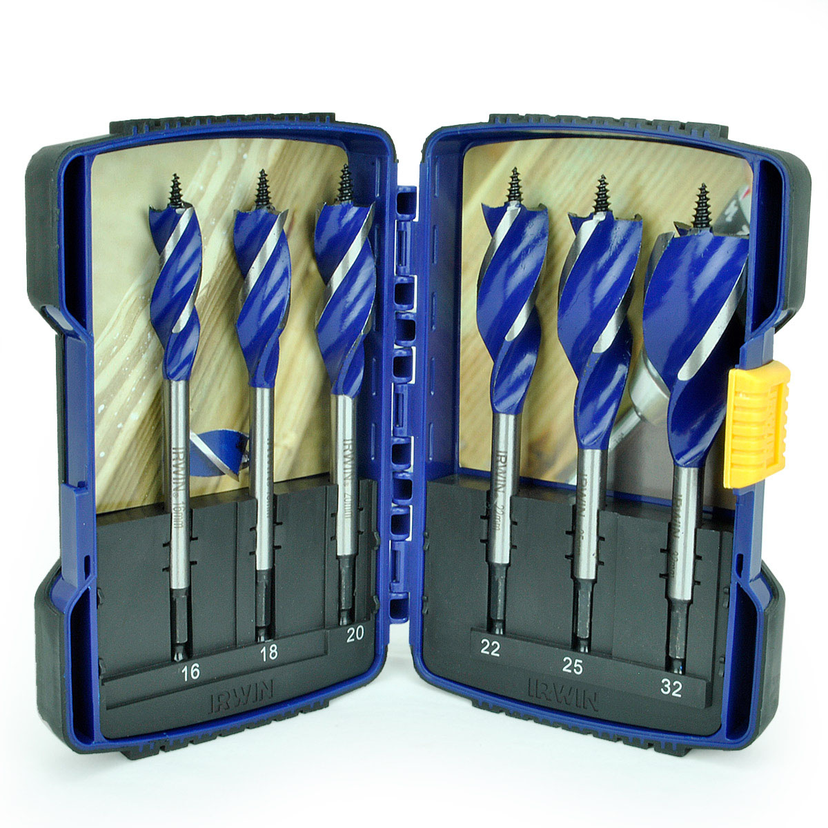 IRWIN 10506628 Wood Boring Bit Set 6 Pieces Maximum Size 32mm