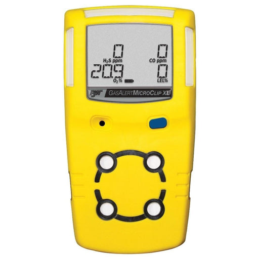 BW Technologies GasAlertMicroClip XL Multi Gas Detector LEL,O2,H2S,CO