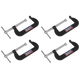 Junior C-Clamp Set 76x35mm 4pc