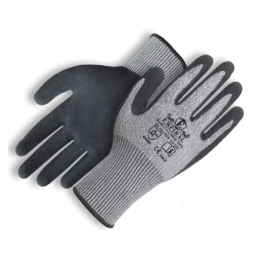 Empiral Gorilla U2 Level 5 Microfoam Cut Resistant Gloves, Large Size, 1 Pair, Comes with Microfoam Grip for Handling