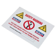 Hybrid/Electric Vehicle Warning Sign [HYBRIDSIGN]