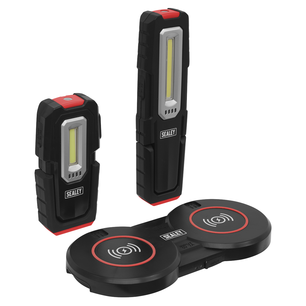 Inspection Light with Double Wireless Charging Base 5W & 3W COB LED [LEDWCBCOMBO4]