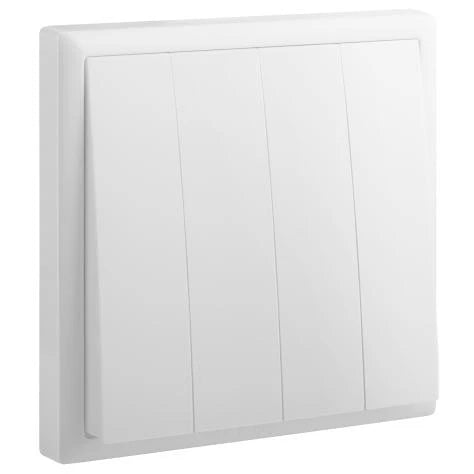Legrand Belanko White Single Pole Intermediate Small Rocker