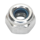 Zinc Plated Nylon Locknut M4