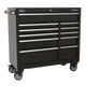 Premier Extra-Wide Rollcab 11 Drawer Black