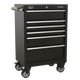 Premier Heavy-Duty Rollcab 6 Drawer 675mm Black [PTB67506]