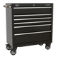 Premier Heavy-Duty Rollcab 930mm 6 Drawer Black [PTB93006]