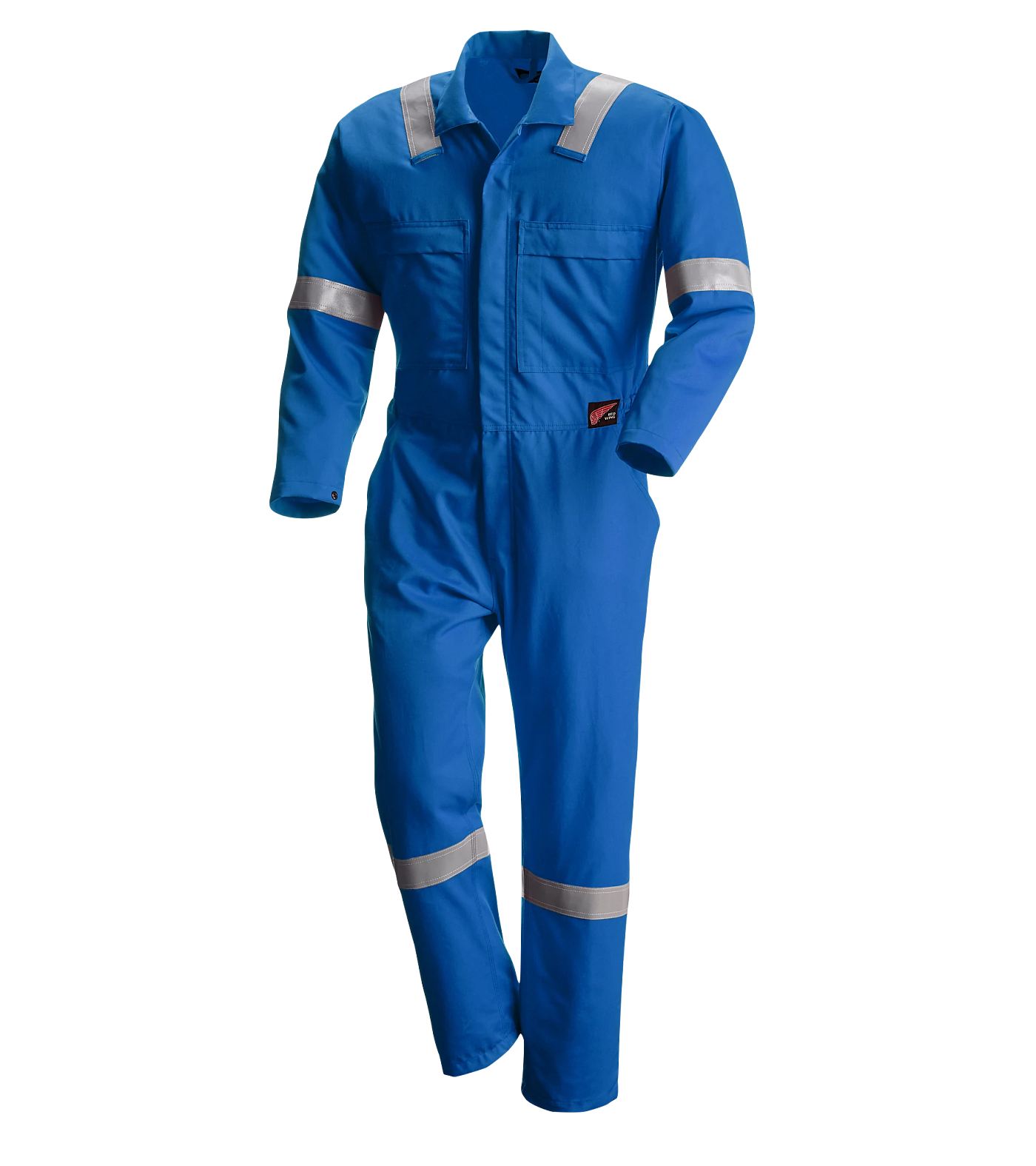 61615 Men’s Flame-Resistant & Anti-Static Standard Coverall – High Visibility with Reflective Tape