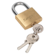 Siegen Brass Body Padlock with Brass Cylinder 40mm