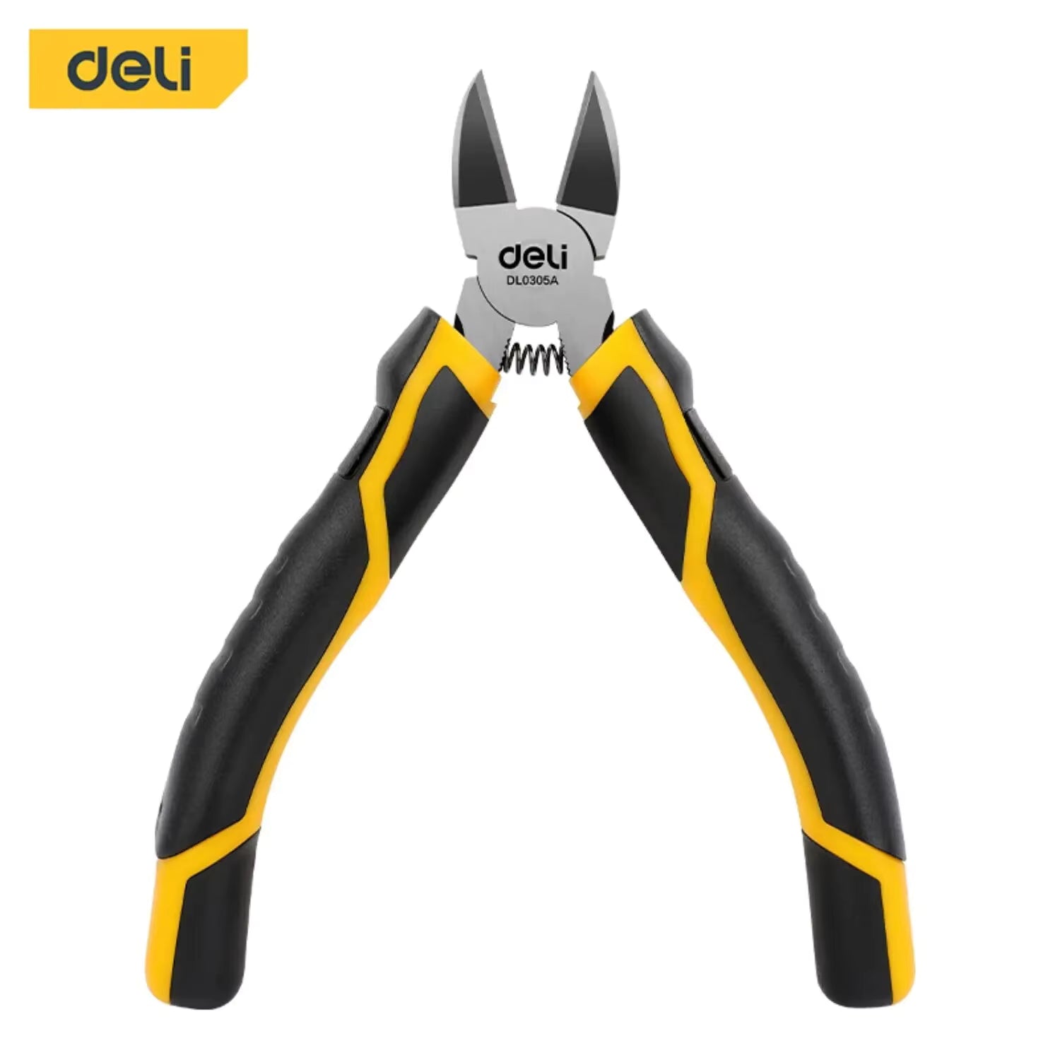 Deli 5" Cutting Nippers, Suitable for Precision Flush Cuts in Wire & Plastics