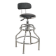 Pneumatic Workshop Stool with Backrest