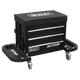 Mechanic's Utility Seat & Toolbox - Black
