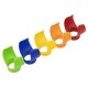 Pressure Sprayer Colour-Coded Caps 5pc