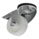 80mm Castor Wheel with Swivel Bolt Hole & Total Lock