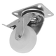 80mm Castor Wheel with Swivel Plate & Total Lock