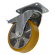 160mm Castor Wheel with Swivel Plate & Total Lock